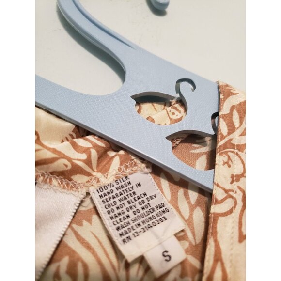 EPB Easy Eleanor P Brenner Womens S Blouse 100% Silk Boho Elephants Button Front - Picture 6 of 6